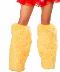 JValentine Super Fluff Yellow Legwarmers