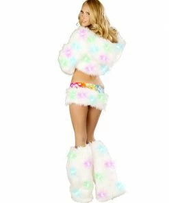 JValentine Multicolor Light Up Fur Skirt And Top CLOTHING 13 JValentine Multicolor Light Up Fur Skirt And Top CLOTHING
