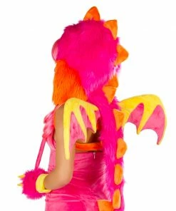 JValentine Pink Dragon Deluxe Hood With Spikes