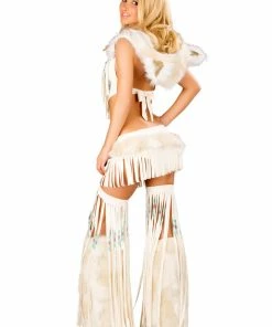 JValentine White Indian Top And Skirt Costume
