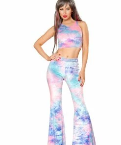 JValentine Cotton Kandi Velvet Bell Bottom Pant CLOTHING