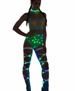 JValentine CLOTHING Ocean Gold Starfish Mesh Tank Top