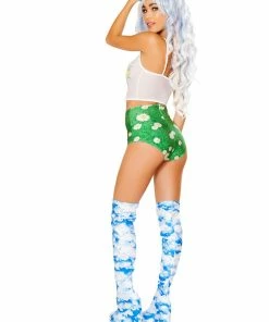 JValentine Daisies On Grass High-Waist Short