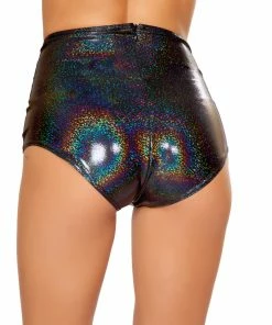 JValentine CLOTHING Black Twinkle High-Waist Short