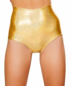 JValentine Gold Twinkle High-Waist Short CLOTHING
