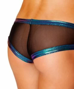JValentine Black Opal Festival Mesh Hot Short