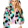 JValentine CLOTHING Hollywood Fur Hooded Jacket
