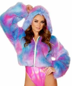 JValentine Cotton Kandy Fur Hooded Jacket