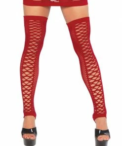 JValentine ACCESORIES Net Red Leggings