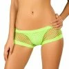 JValentine Net Lime Shorts