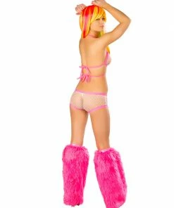 JValentine Net White And Pink Shorts 7 JValentine Net White And Pink Shorts