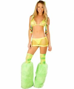 JValentine Net Neon Yellow Skirt 6 JValentine Net Neon Yellow Skirt
