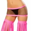 JValentine CLOTHING Net Black And Pink Skirt