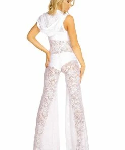 JValentine Hooded Lace Flare Jumpsuit 13 JValentine Hooded Lace Flare Jumpsuit